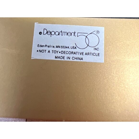 Department 56 Snowbabies "Nice To Meet You Little One" Framed Art  1998 Print  G - Picture 5 of 6